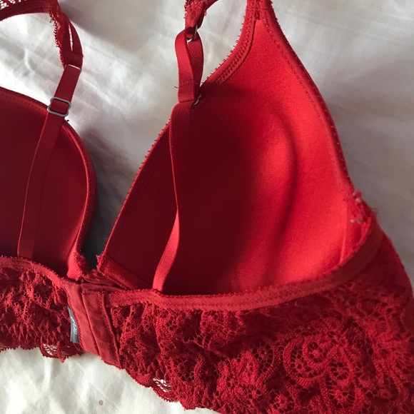 Christmas Red push-up bra - Picture 4 of 5